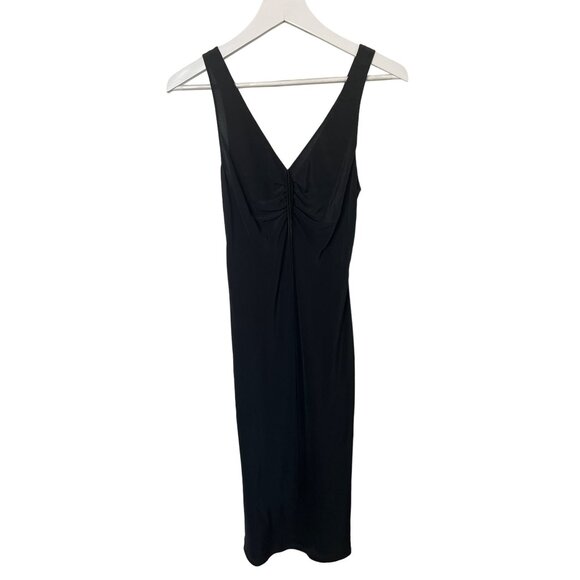 Gucci Vintage Silk Sheath Dress Black - Picture 1 of 7